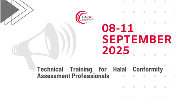 Technical Training for Halal Conformity Assessment Professionals (08-11 September 2025)