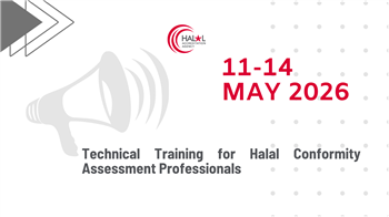 Technical Training for Halal Conformity Assessment Professionals (11-14 May 2026)